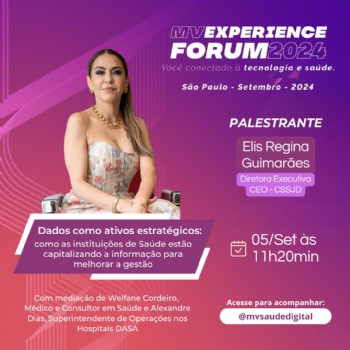 Diretora do CSSJD participa do MV Experience - 