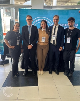 CSSJD se destaca no maior encontro de cardiologia do Centro-Oeste de Minas - Equipe do Complexo de Saúde São João de Deus, junto ao Dr. Raldner Borges e o Dr. Daniel Soares