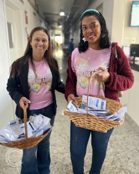 Em parceria com o CSSJD, Projeto Leve Afeto protagoniza homenagem aos pais nos setores SUS do hospital - 