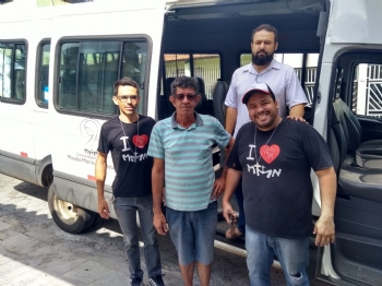 Complexo de Saúde São João de Deus arrecada doações para vítimas do desastre em Brumadinho - Equipe responsável pela entrega das doações.