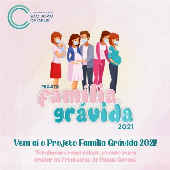 Segunda temporada do projeto Família Grávida abre espaço para participação gratuita em todo o país com modalidade online - Esta é a segunda temporada do projeto Família Grávida