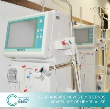 CSSJD adquire novos e modernos equipamentos de hemodiálise - 