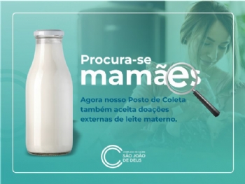 CSSJD amplia recebimento de leite materno - 